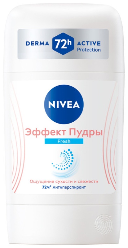 NIVEA Эффект пудры Fresh 72 часа антиперспирант для женщин 50 мл