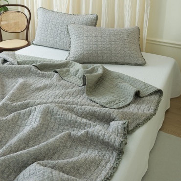 Покрывало ZEPHYR HOME 230х250 см, хлопок, графит