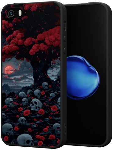 Чехол Mcover для Apple iPhone SE, iPhone 5, iPhone 5S рисунок