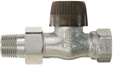 Honeywell термостатический клапан Клапан термостатический прямой 20 (3/4") Kvs 0,62 красная бронза огр. расхода Honeywell V2000DBB20 59442 1 шт