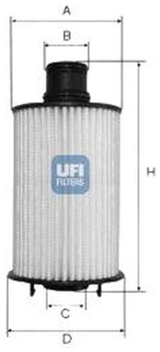 UFI масляный фильтр 25 07302