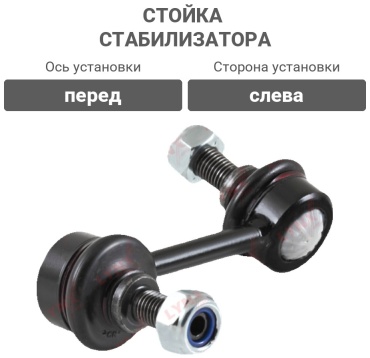 LYNXauto стойка стабилизатора C7332L