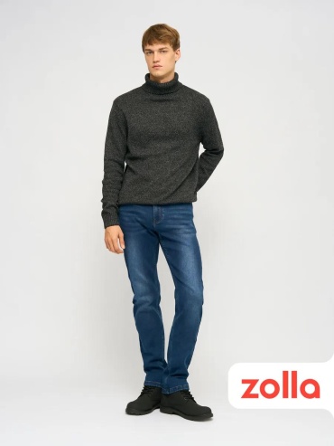 Джинсы зауженные Zolla синий