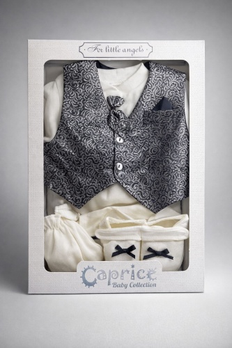 Комплект Caprice Baby Collection серый, белый