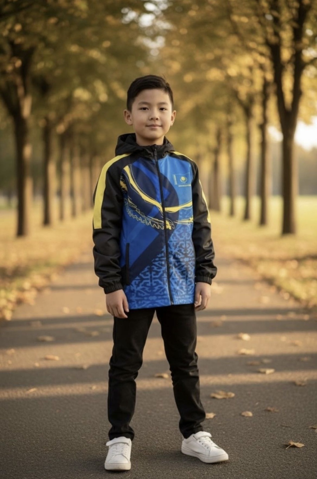 Спортивный костюм Makosh синий, желтый