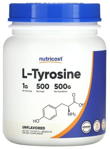 Аминокислота Nutricost L-тирозин нейтральный