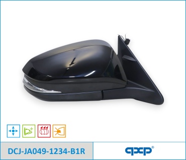Зеркало в сборе QXP DCJJA0491234B1R правое для Toyota Highlander 2015-2019