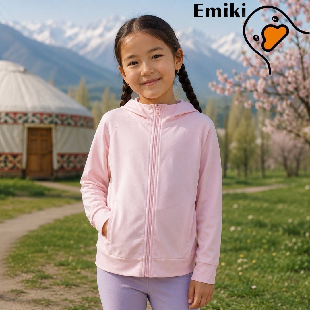 Ветровка Emiki розовый