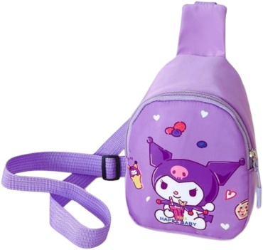 Сумка тоут Hello Kitty пластик, текстиль фиолетовый