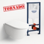 Crapper&amp;Co унитаз с инсталляцией Grohe Z - Soft Design 7006, санфарфор