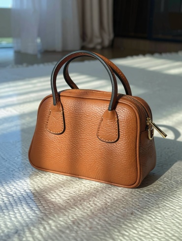 Сумка кросс-боди Genuine Leather натуральная кожа коричневый