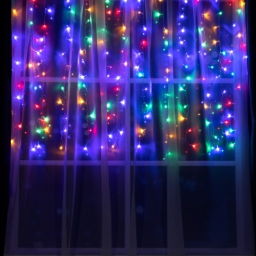 Штора Luazon Lighting цвет свечения мультиколор 1.5 м