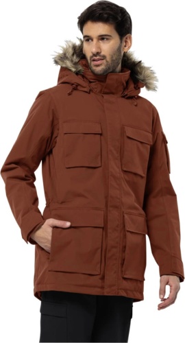 Парка Jack Wolfskin коричневый