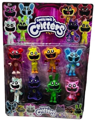 Набор фигурок Smiling Critters 5 см 8 шт
