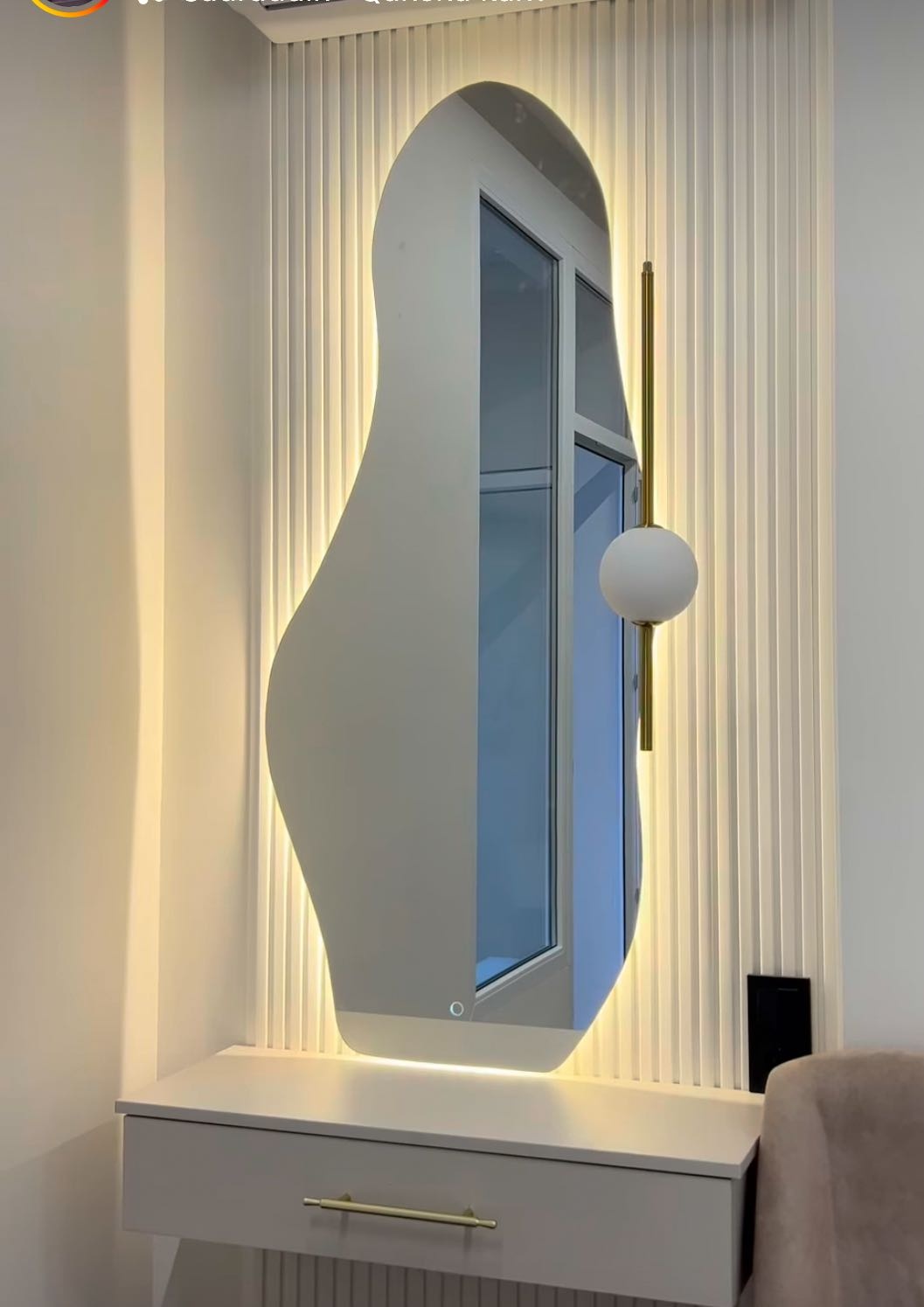 Умное зеркало настенное AYNA 75x125 см