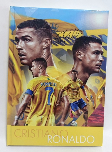 Блокнот BookLand Cristiano Ronaldo, A5, 80 л, мультиколор