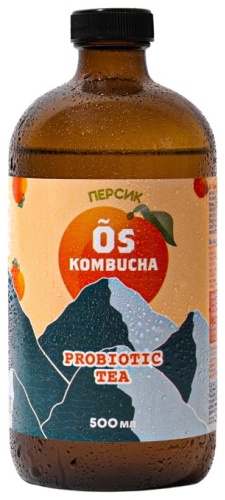 Комбуча Os Kombucha персик 0.5 л