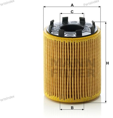 MANN FILTER Фильтр Масляный Двигателя HU7131X