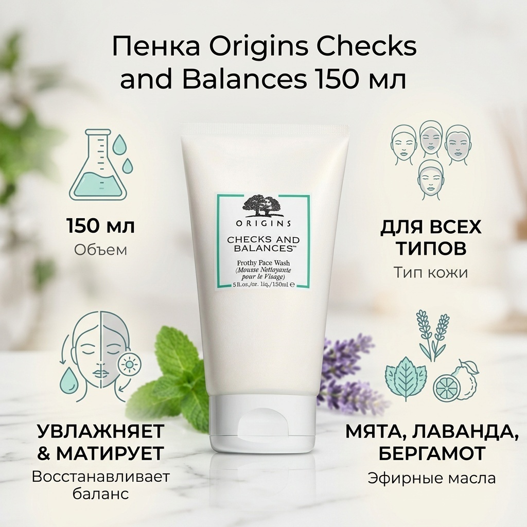 Origins Checks and Balances пенка 150 мл