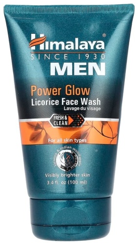 Himalaya Для мужчин, Power Glow, гель для умывания с лакричником, 100 мл гель 100 мл