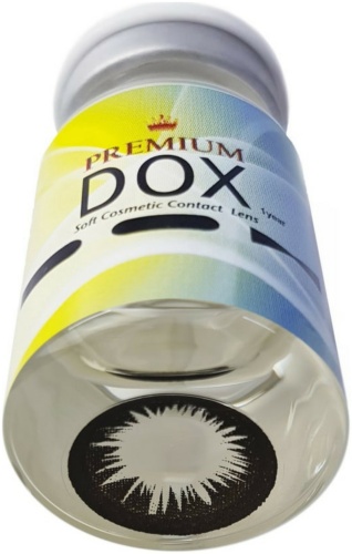 Контактные линзы DOX B11 Black (черные) DIA 14.0 0 кривизна 8.6 на год 2 шт