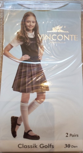 Гольфы Vinconte 956489721643 белый 5-9 лет