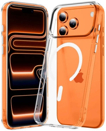 Чехол Tehnur для Apple iPhone 17 Pro Max прозрачный