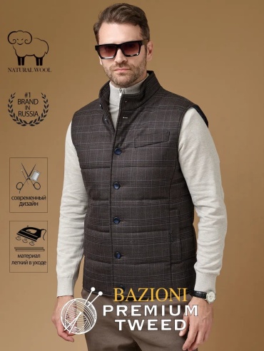 Жилет BAZIONI коричневый