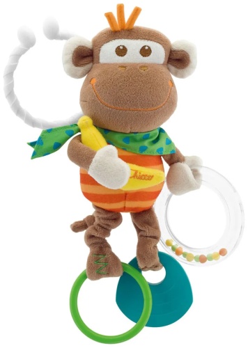 Погремушка Chicco Игрушка развивающая Chicco Обезьянка 3м+