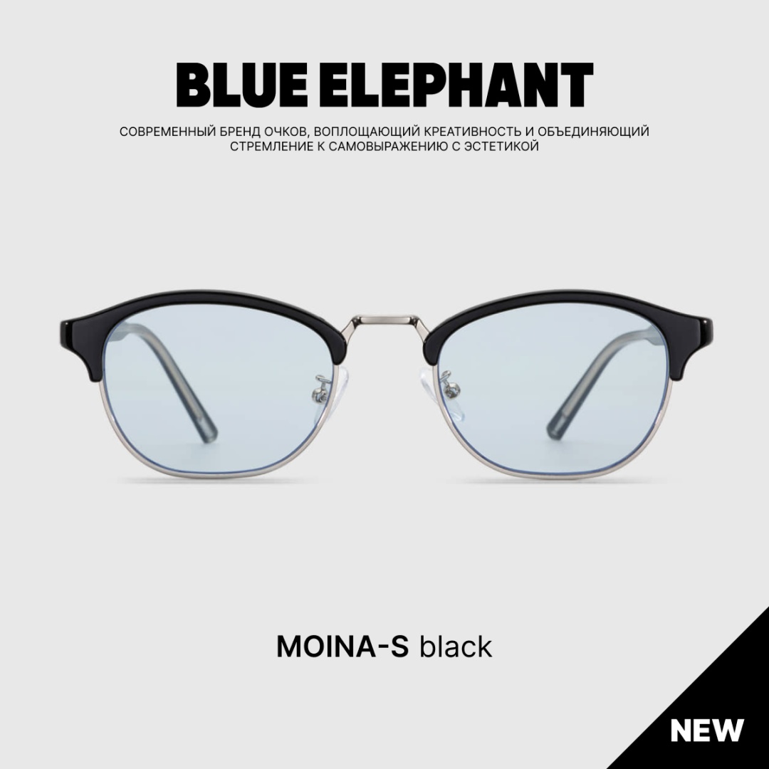 BLUE ELEPHANT солнцезащитные очки круглые однотонные