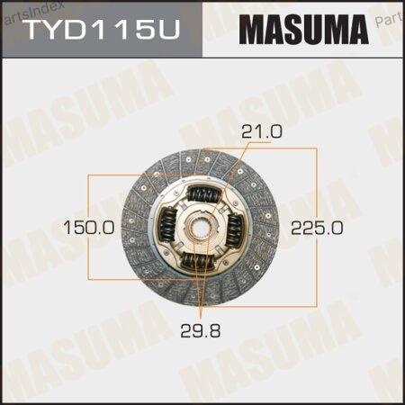 MASUMA диск сцепления TYD115U