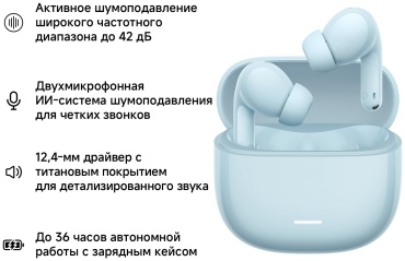 Наушники REDMI Buds 8 Lite M2539E1 голубой
