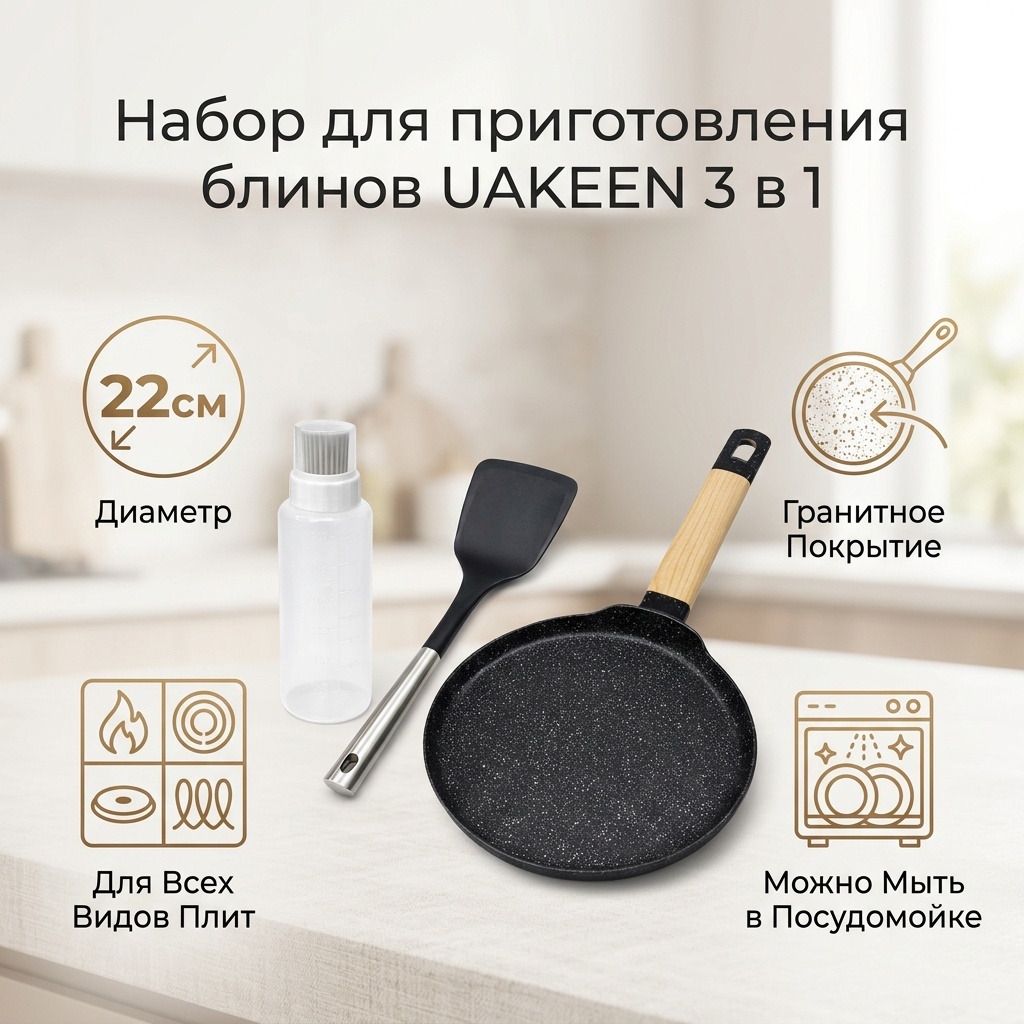 Смешанный набор UAKEEN 3 в 1