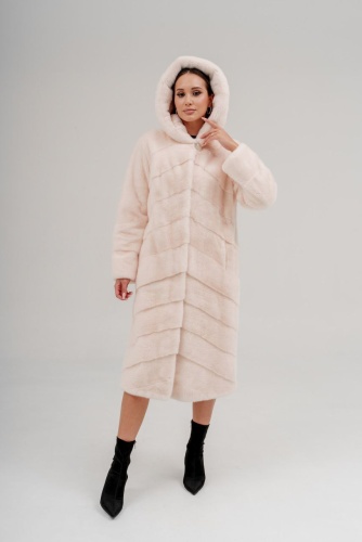 Шуба SeMifur бежевый