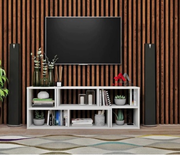 ТВ-тумба напольная Artel Mebel 054, 168x43x30 см, белый