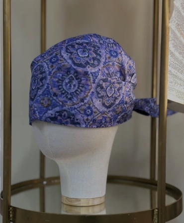 Бандана Turban style размер универсальный, синий