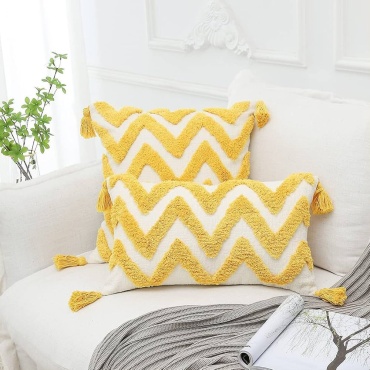 Подушка декоративная Decoromania 50x30 см, вышивка