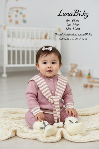 Комплект Aylinka baby розовый, молочный
