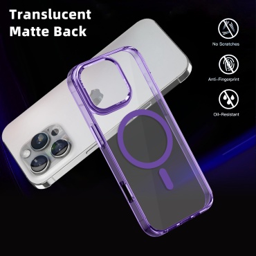 Чехол A-case для Apple iPhone 14 Pro Max фиолетовый