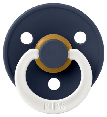 Пустышка BIBS Colour Glow - Deep Space 6+ мес., 1 шт, синий