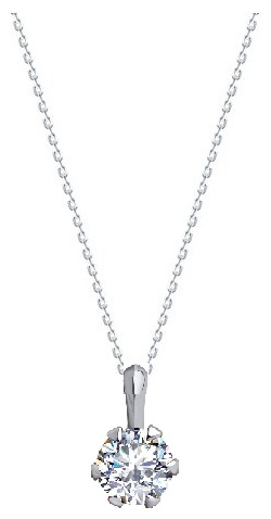 Колье Diamant SET-52-130-01816-1_45_2.65 длина 45 см вес 2.65 г золото, фианит
