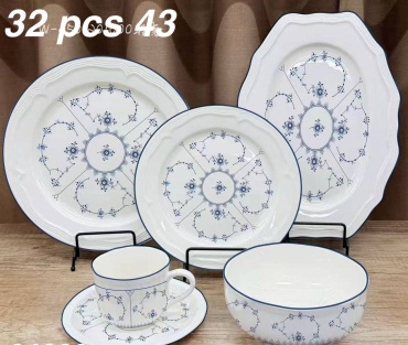 Сервиз на 6 персон Vintage, предметов: 32, столовый, фарфор