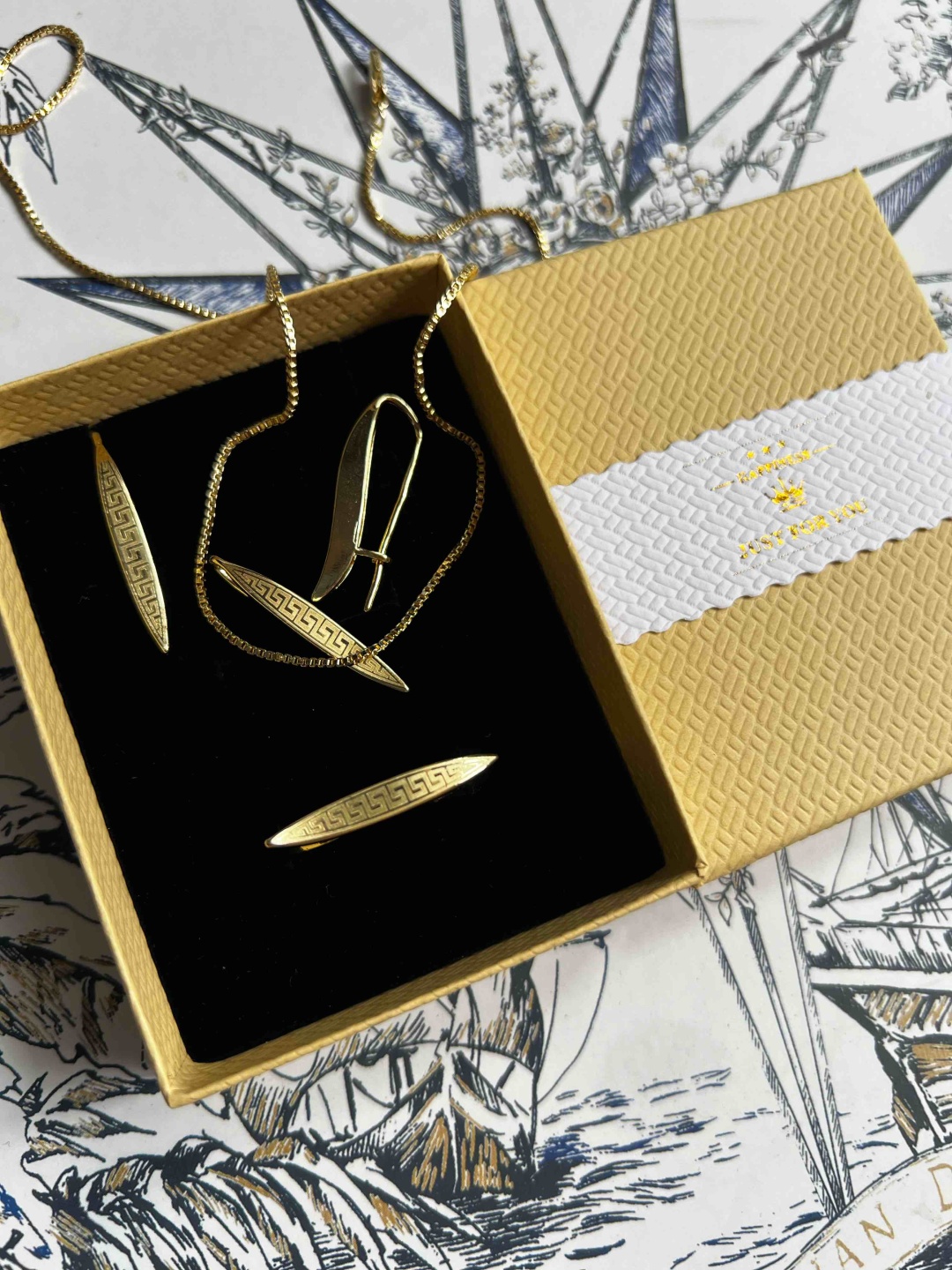 Комплект бижутерный сплав, без вставок