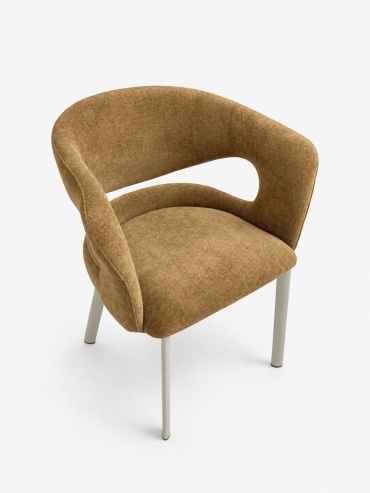 Стул Скиф DC379 Brown/Gray, 80x68x60 см, бежевый 1 шт.
