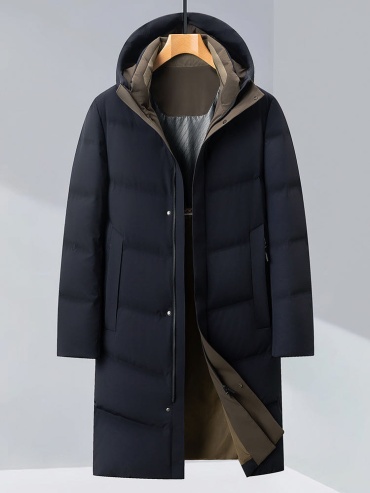 Пуховик FASHION темно-синий
