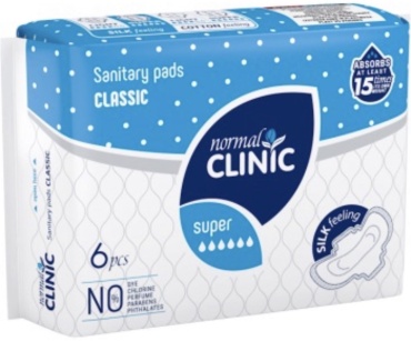 Normal clinic прокладки Super silk feeling 6 шт