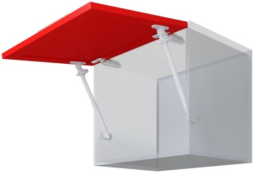 Boyard GL106W/50/3 газлифт , алюминий 1 шт