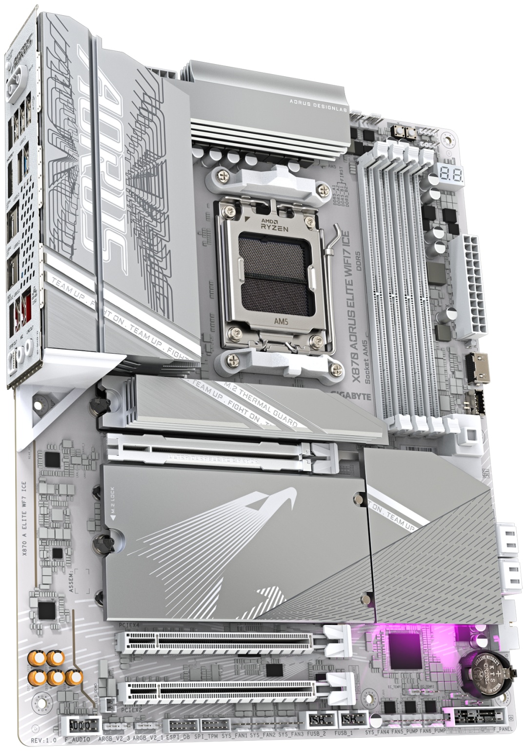 Материнская плата GIGABYTE X870 AORUS ELITE WIFI7 ICE