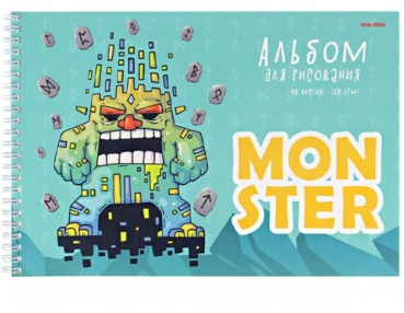 Альбом Проф-Пресс Монстрики-3 48-5608 A4 48 листов