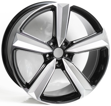 Kipardo H3056F 7.5x17/5x114.3 D73.1 ET35 4 диска черный, белый